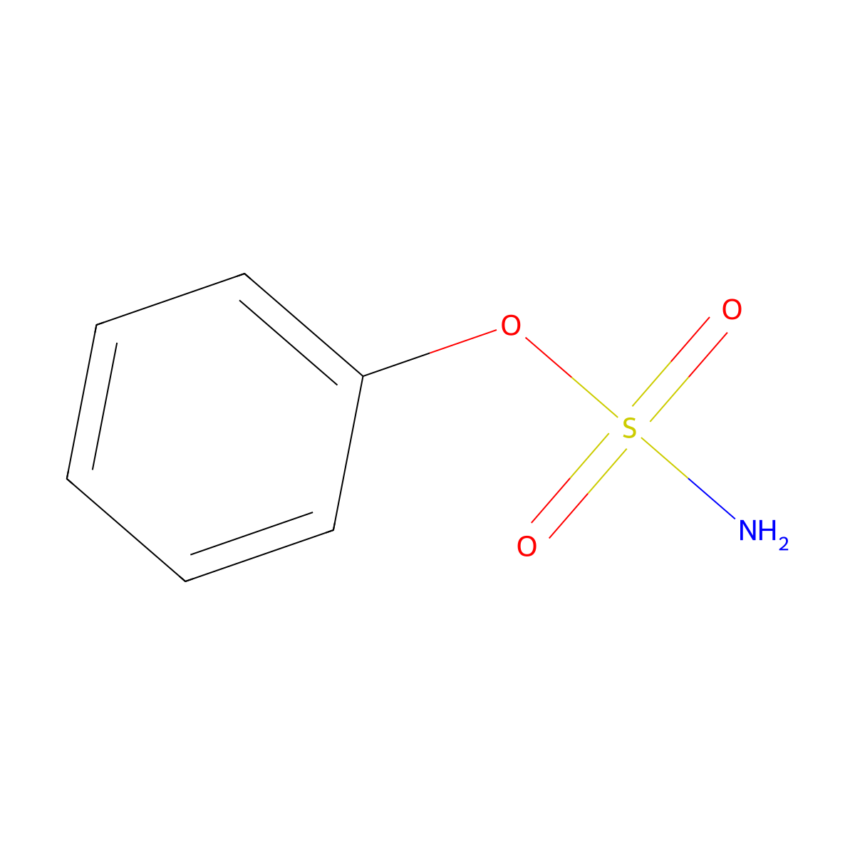 Phenylsulfamate molecular structure, CAS 19792-91-7