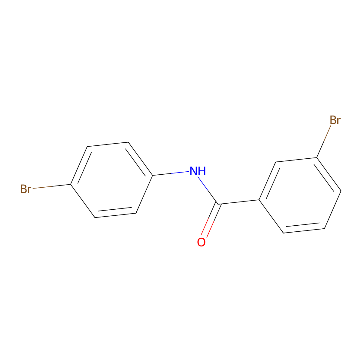 3,4'-Dibromobenzanilide molecular structure, CAS 197961-35-6