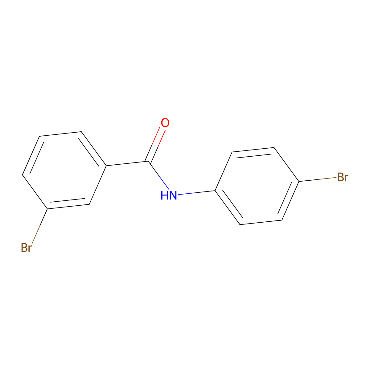 3,4'-Dibromobenzanilide molecular structure, CAS 197961-35-6