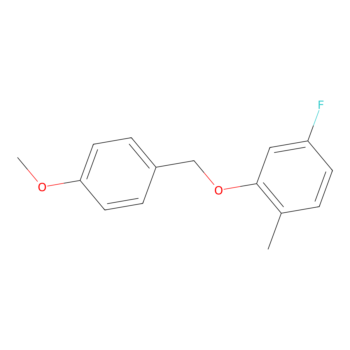 4-Fluoro-2-((4-methoxybenzyl)oxy)-1-methylbenzene molecular structure, CAS 1979821-79-8