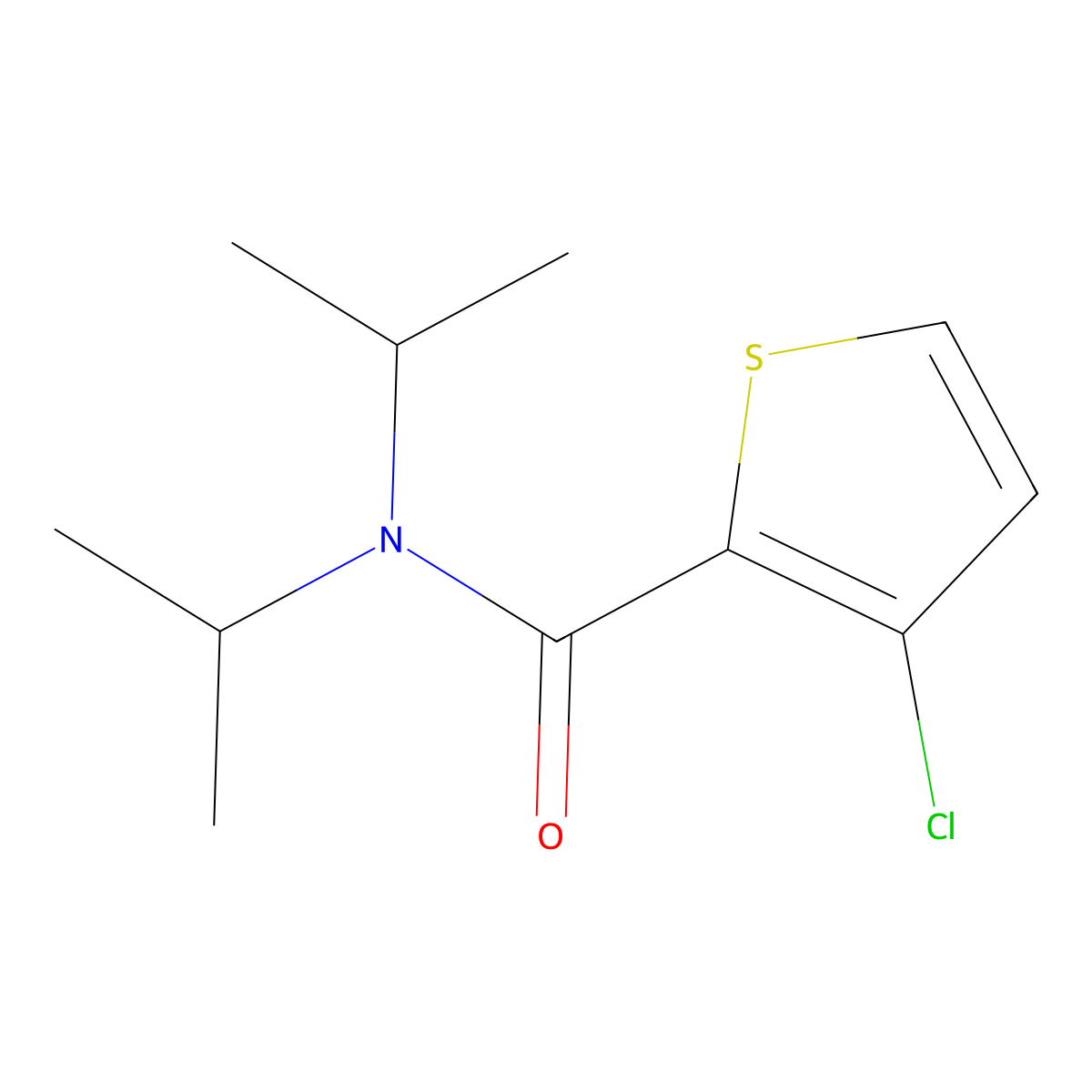 3-Chloro-N,N-diisopropylthiophene-2-carboxamide molecular structure, CAS 1980049-02-2