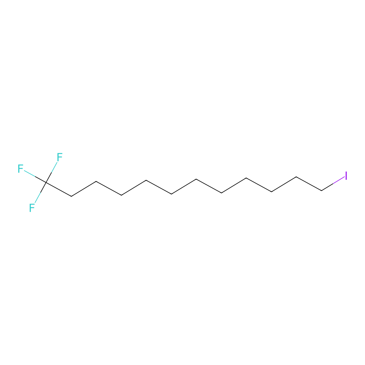 1,1,1-Trifluoro-12-iodododecane molecular structure, CAS 1980075-63-5
