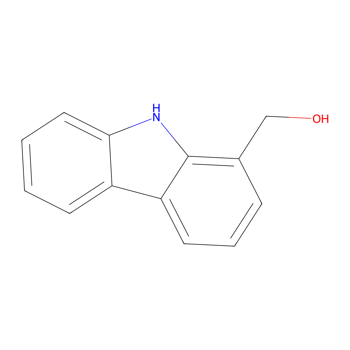 (9H-Carbazol-1-yl)methanol molecular structure, CAS 19802-77-8