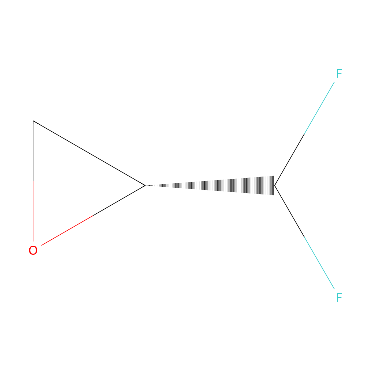 (R)-2-(Difluoromethyl)oxirane molecular structure, CAS 1980793-48-3