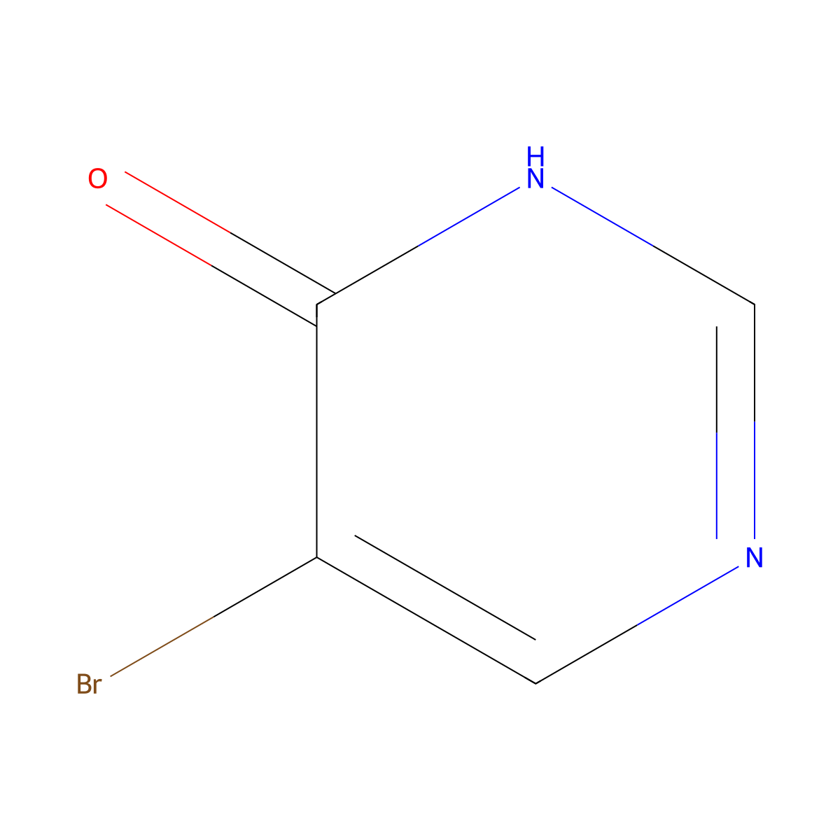 4(3H)-Pyrimidinone, 5-bromo- molecular structure, CAS 19808-30-1