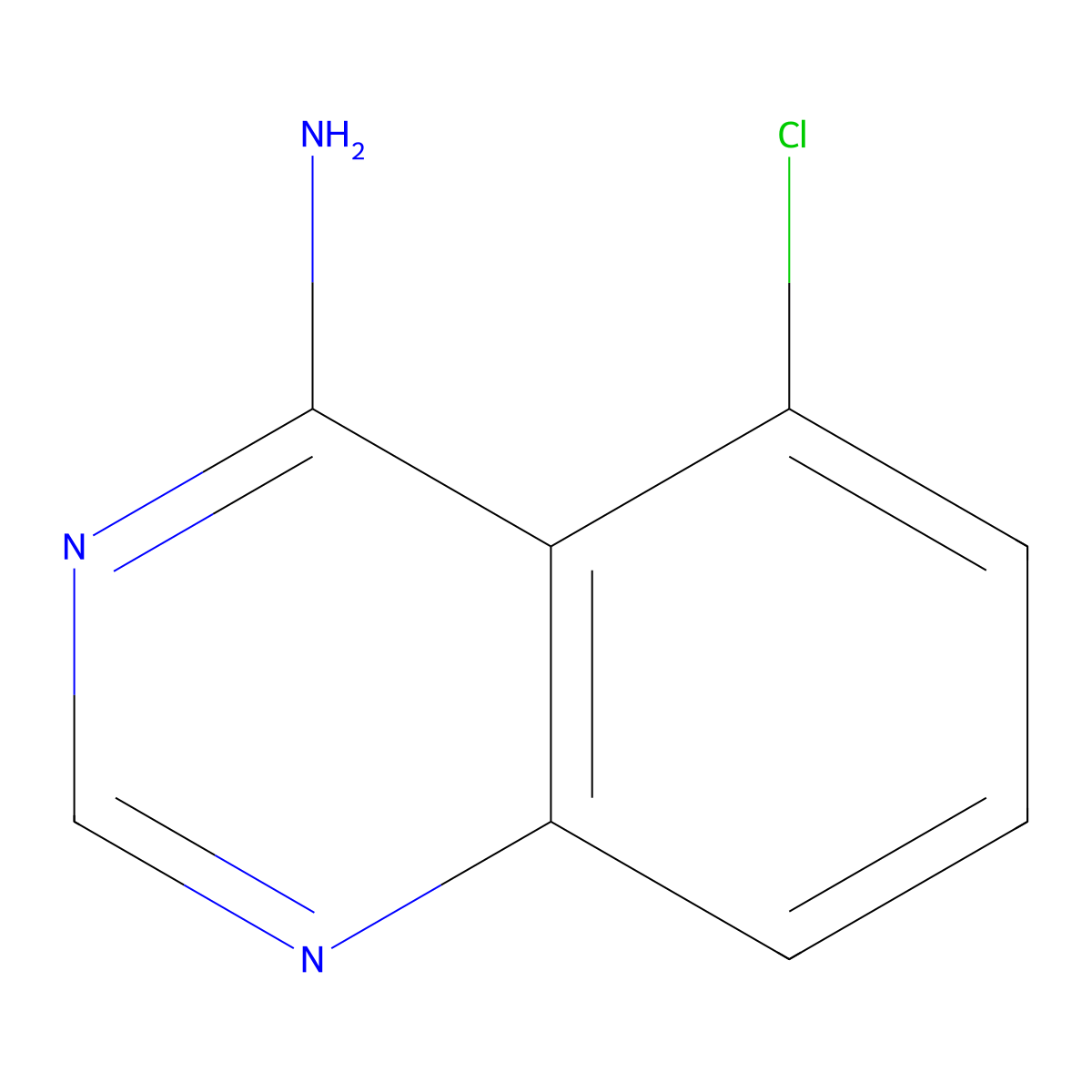 5-Chloroquinazolin-4-amine molecular structure, CAS 19808-34-5
