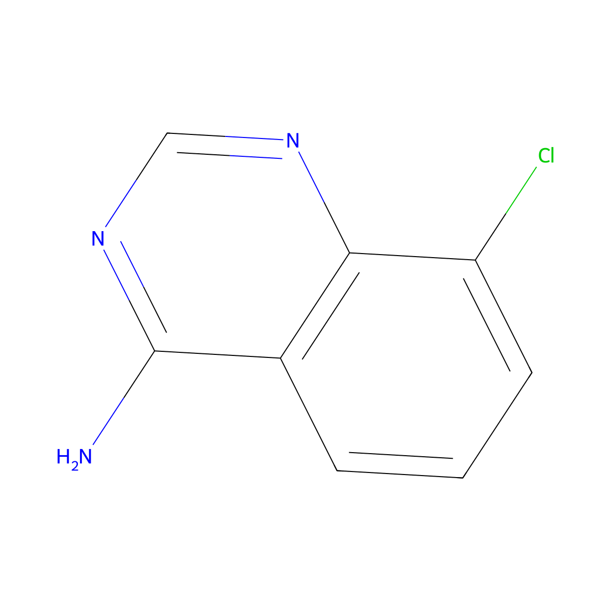 8-Chloroquinazolin-4-amine molecular structure, CAS 19808-37-8