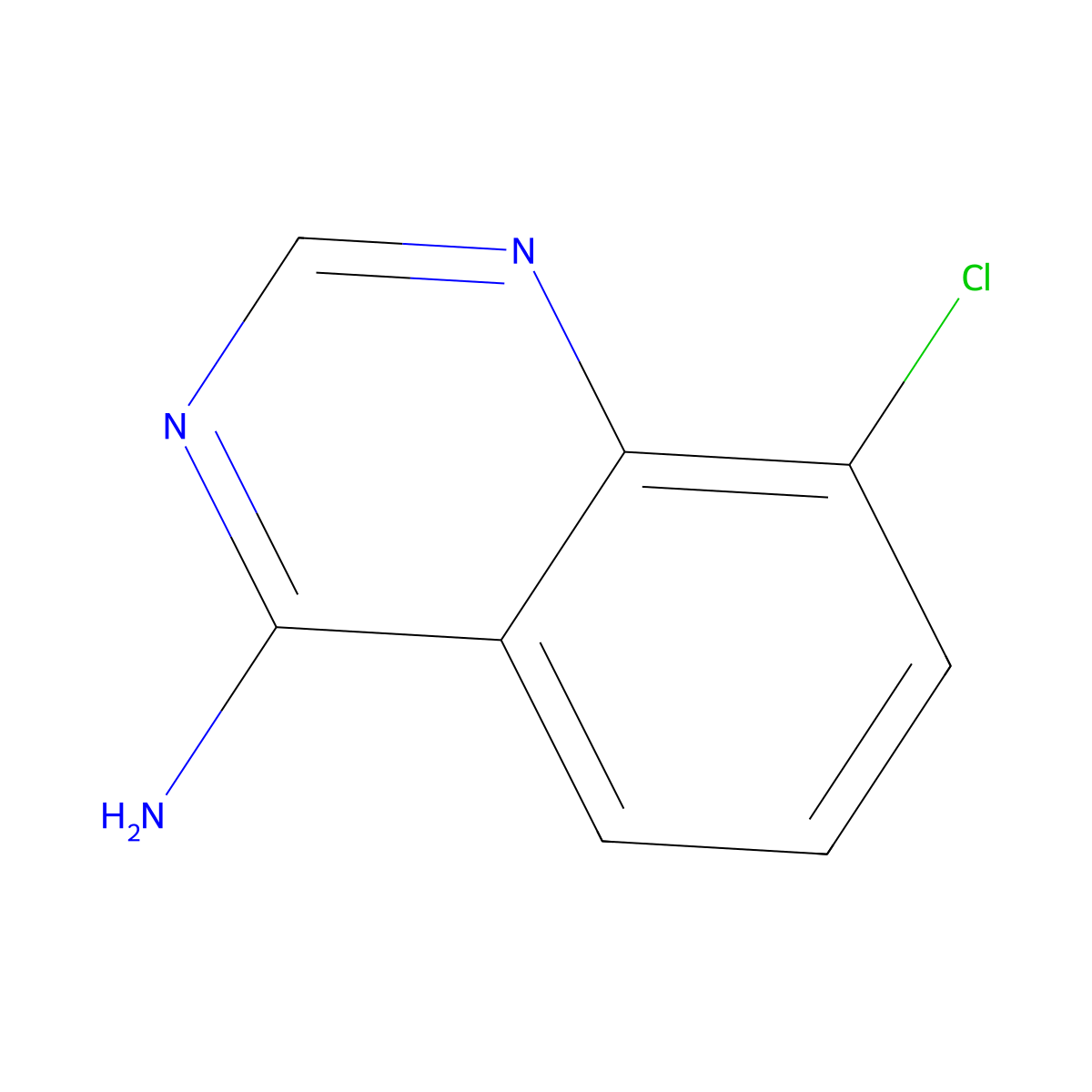 8-Chloroquinazolin-4-amine molecular structure, CAS 19808-37-8