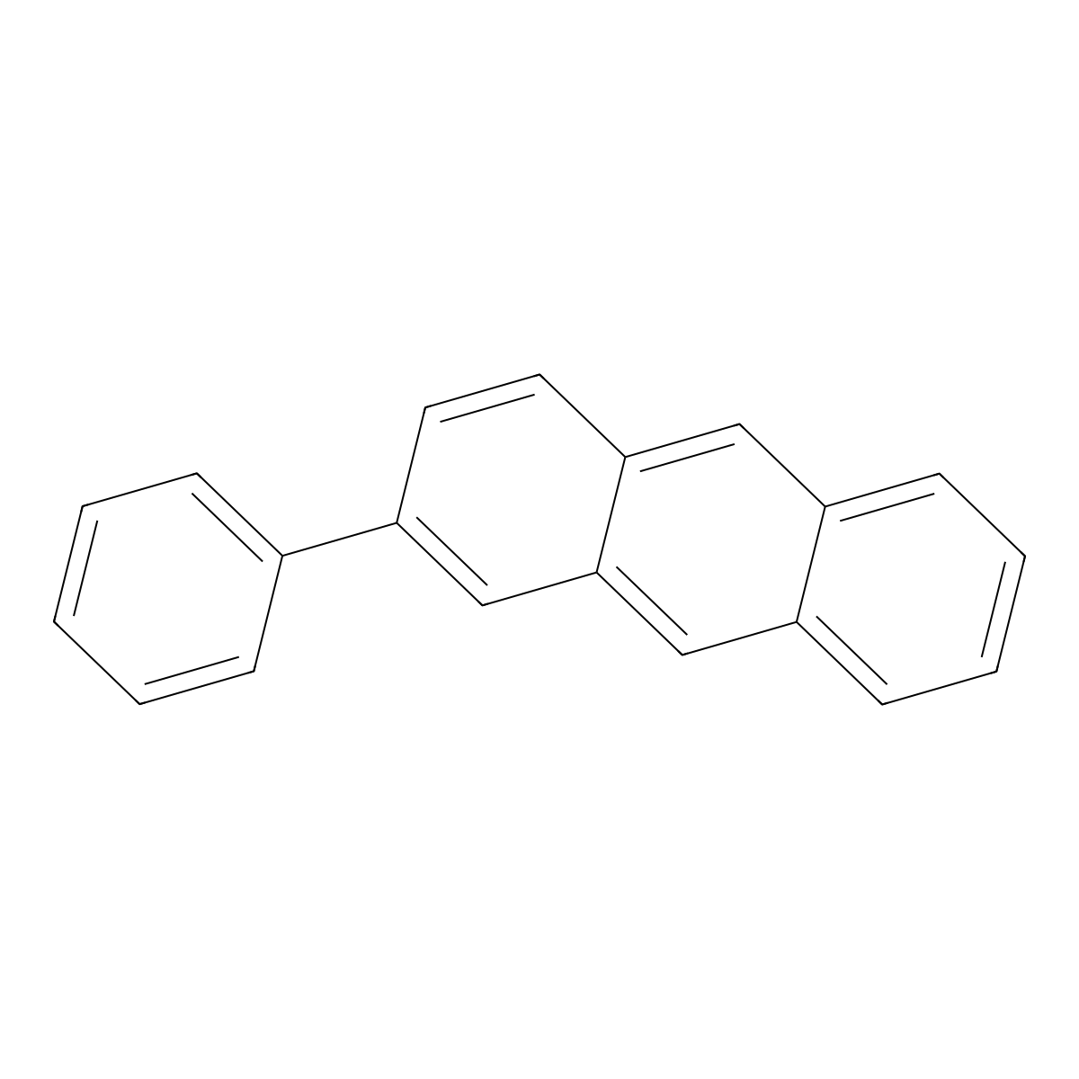 2-Phenylanthracene molecular structure, CAS 1981-38-0