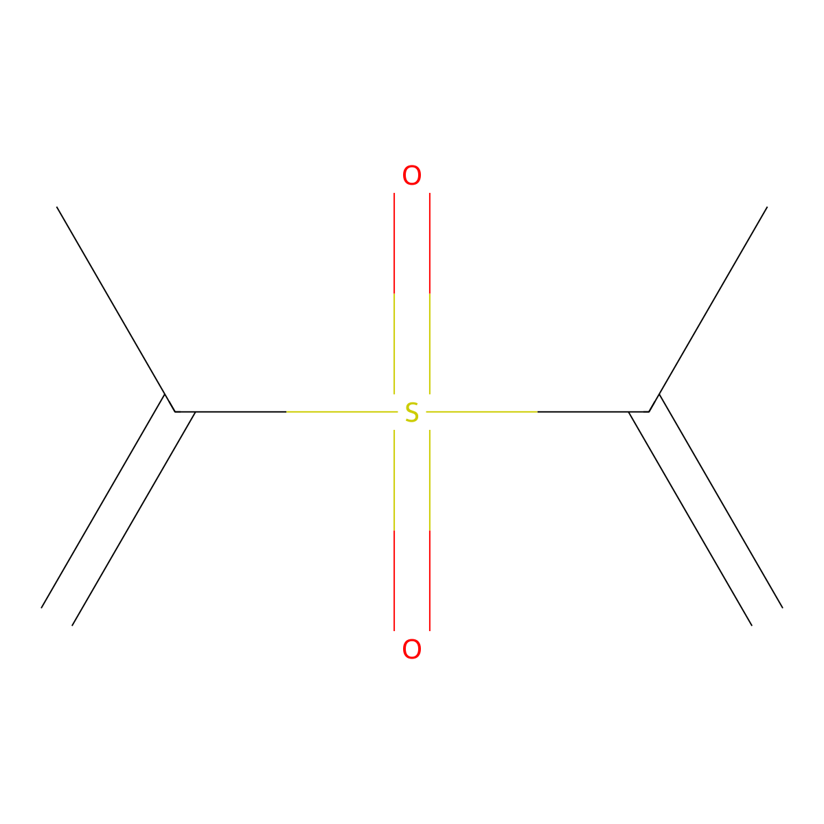 2-(Prop-1-ene-2-sulfonyl)prop-1-ene molecular structure, CAS 19812-29-4