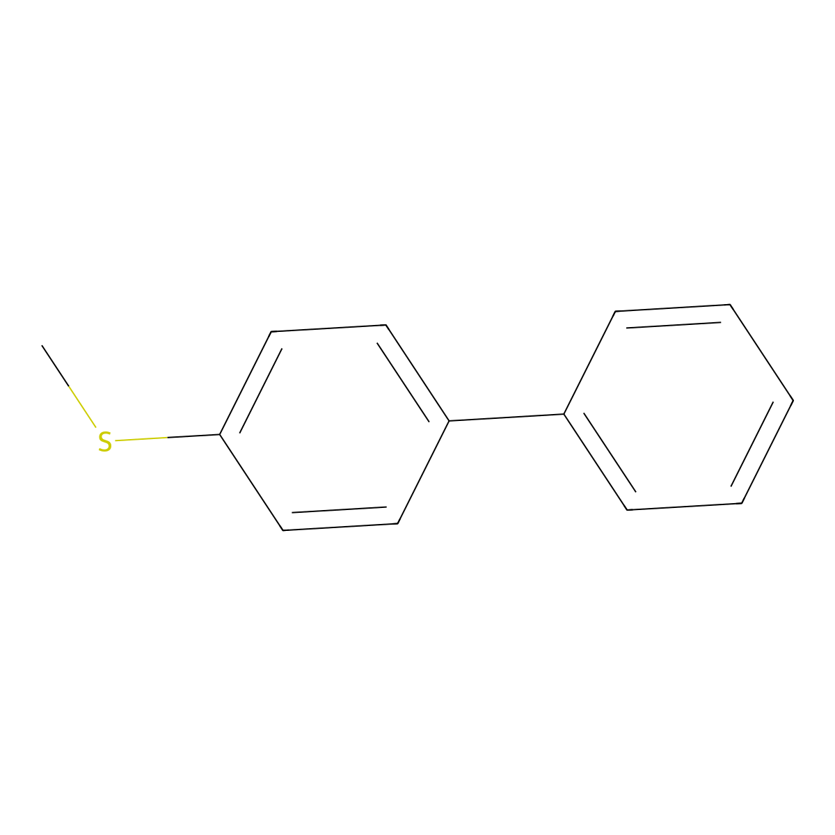4-Phenylthioanisole molecular structure, CAS 19813-76-4