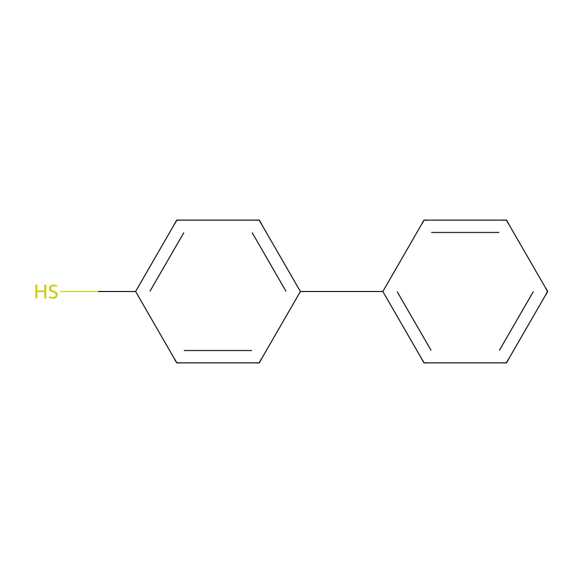 4-Phenylbenzene-1-thiol molecular structure, CAS 19813-90-2