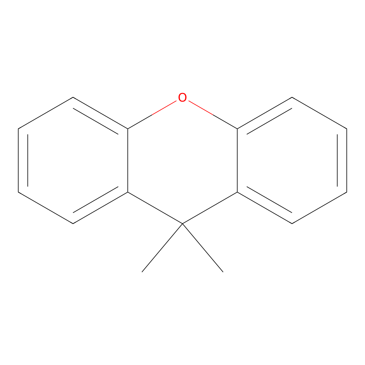 9,9-Dimethylxanthene molecular structure, CAS 19814-75-6