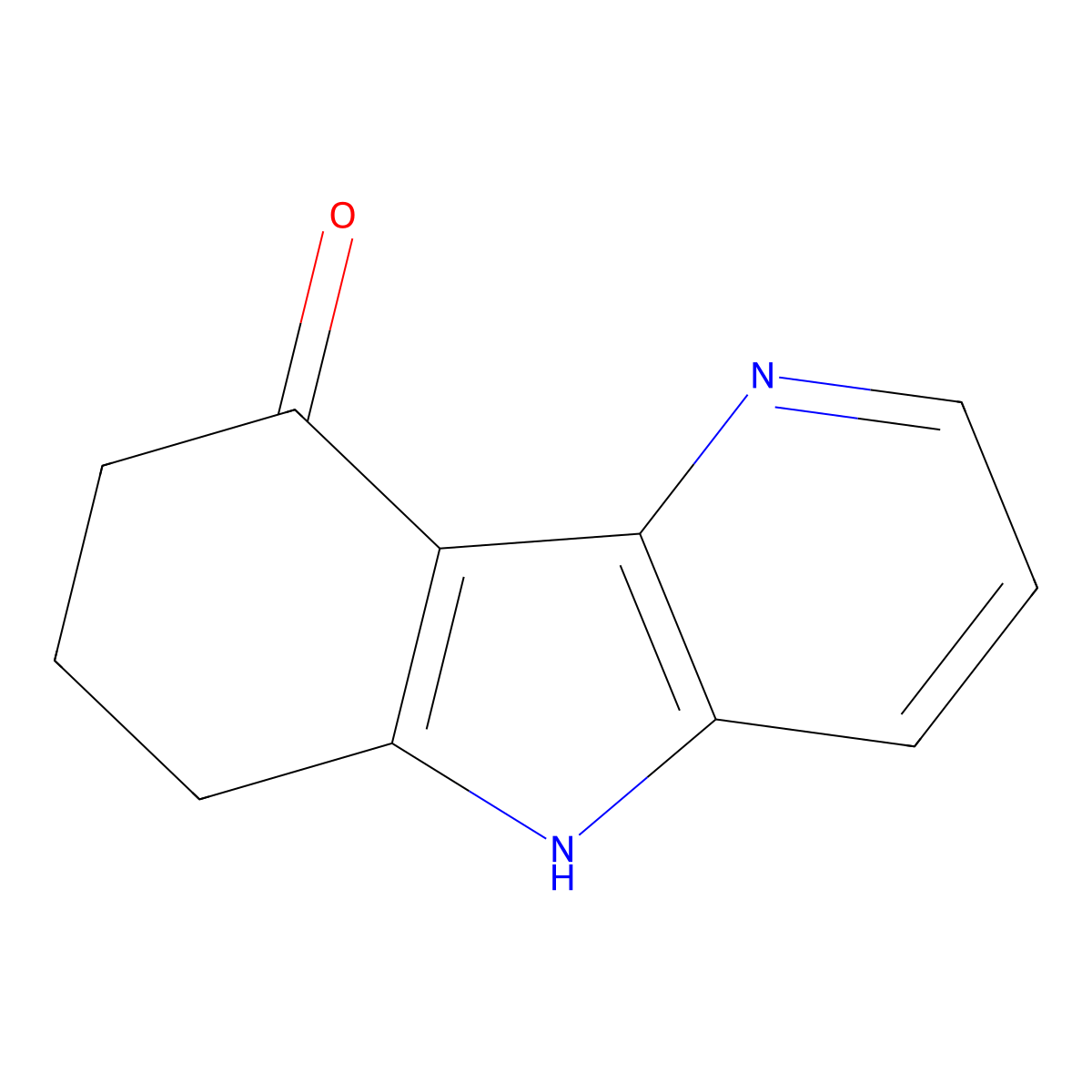 5H,6H,7H,8H,9H-Pyrido[3,2-b]indol-9-one molecular structure, CAS 198141-12-7