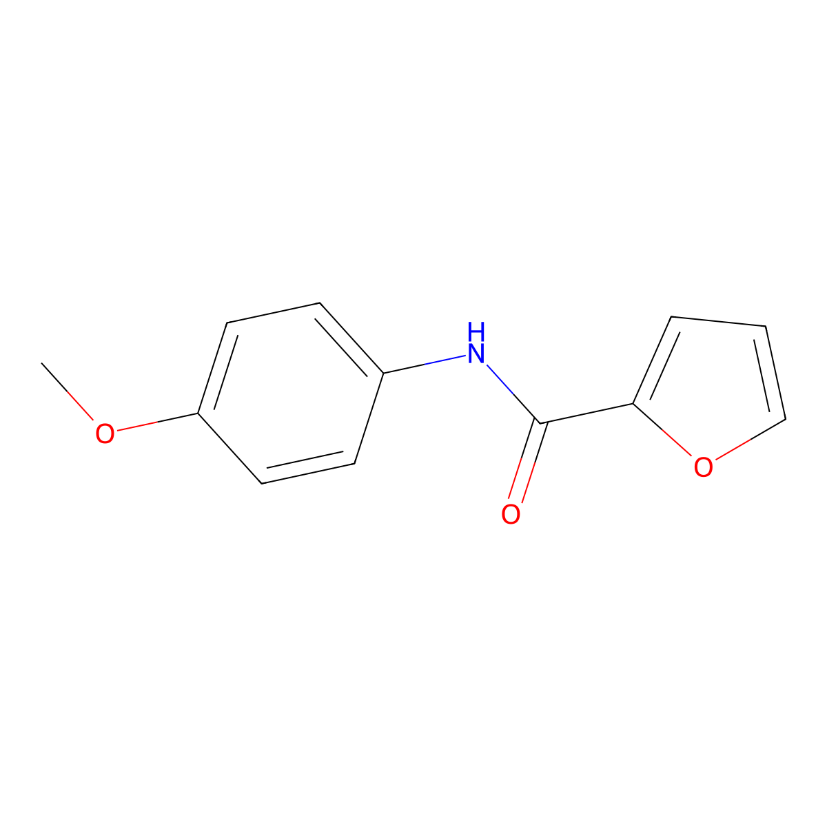 4'-Methoxy-2-furanilide molecular structure, CAS 1982-65-6
