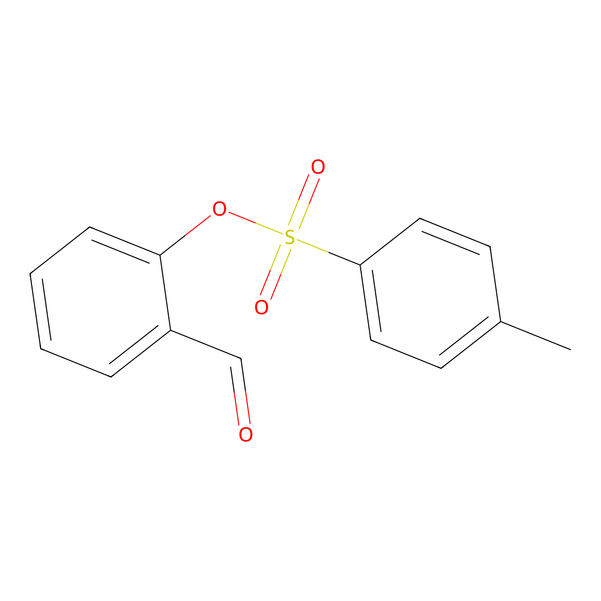 2-Formylphenyl 4-methylbenzenesulfonate molecular structure, CAS 19820-56-5