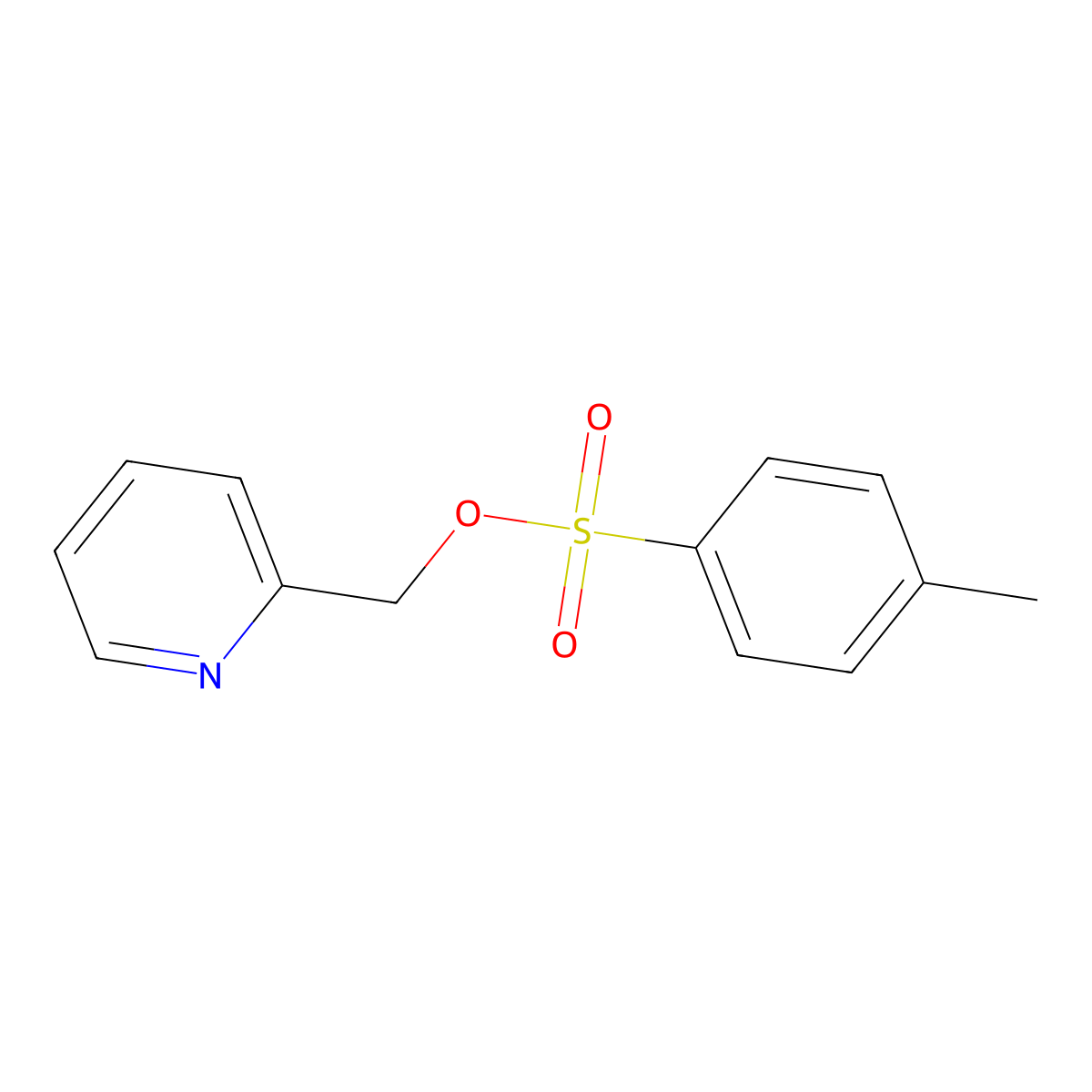2-Pyridylmethyl toluene-4-sulfonate molecular structure, CAS 19820-76-9