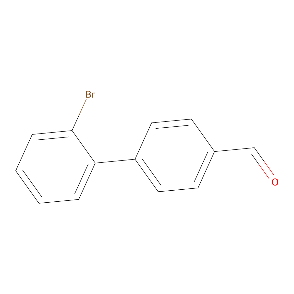 4-(2-Bromophenyl)benzaldehyde molecular structure, CAS 198205-81-1