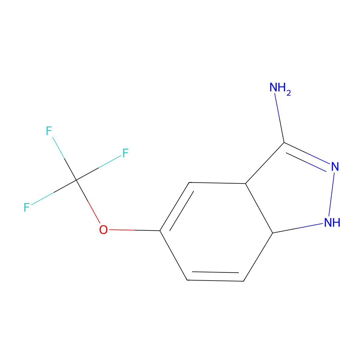 5-(Trifluoromethoxy)-3A,7A-dihydro-1H-indazol-3-amine molecular structure, CAS 1982241-78-0