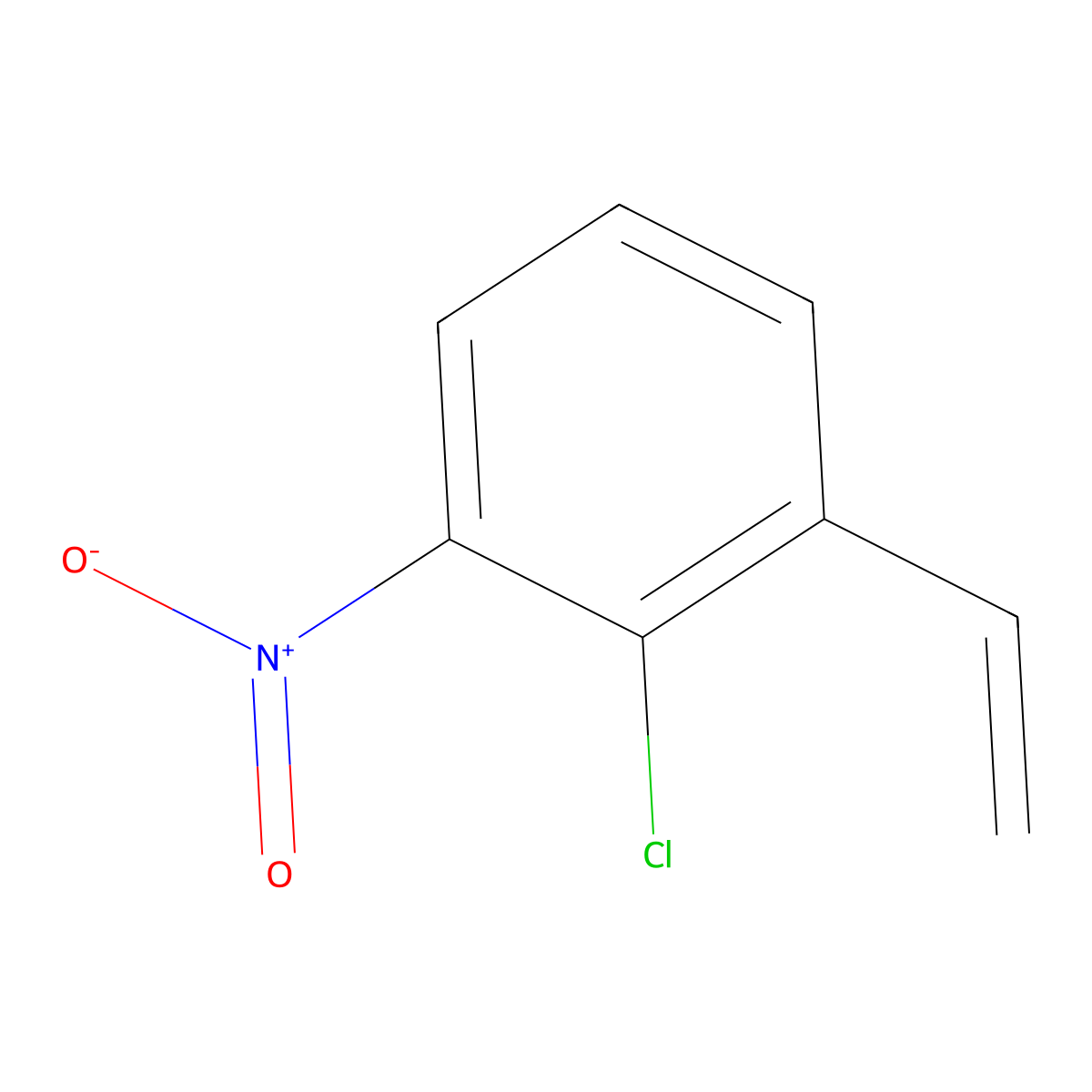 2-Chloro-1-nitro-3-vinylbenzene molecular structure, CAS 1982347-71-6