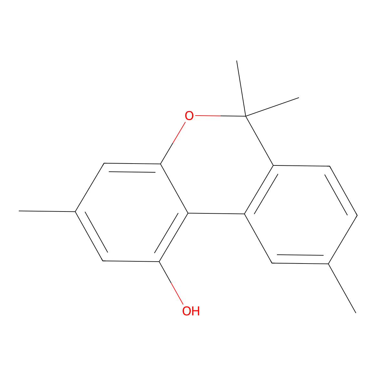 Cannabiorcol molecular structure, CAS 19825-73-1