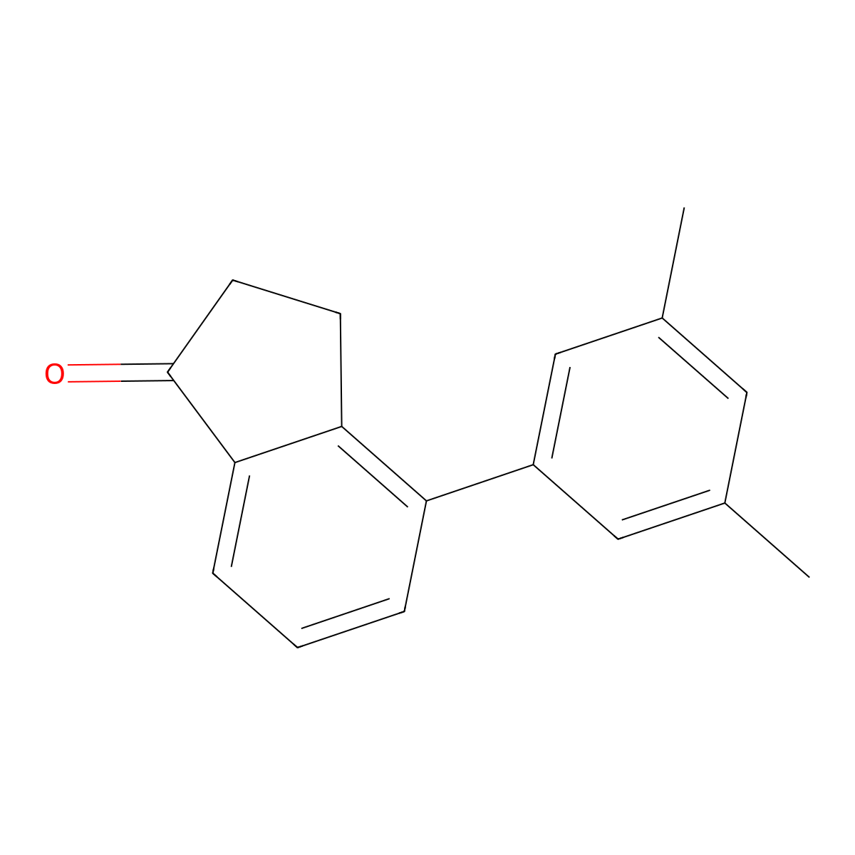 4-(3,5-Dimethylphenyl)-2,3-dihydro-1H-inden-1-one molecular structure, CAS 1982739-77-4