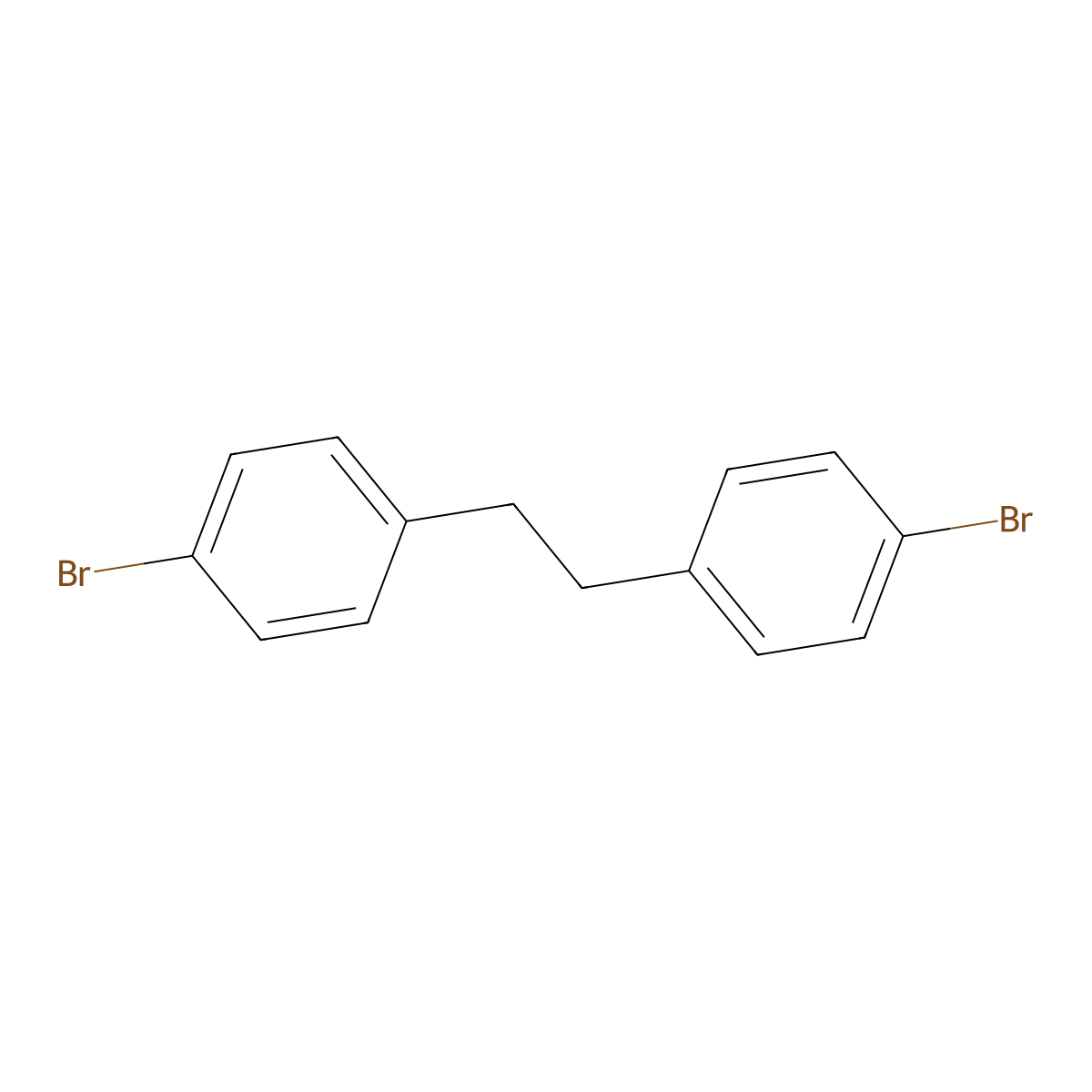 1,1'-(Ethane-1,2-diyl)bis(4-bromobenzene) molecular structure, CAS 19829-56-2