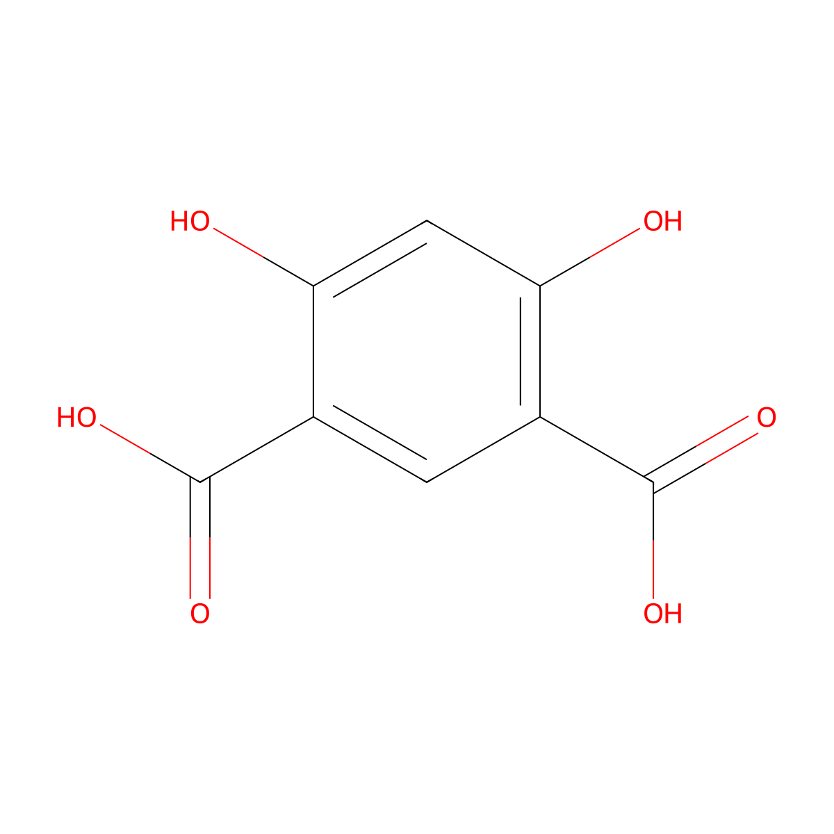 4,6-Dihydroxyisophthalic acid molecular structure, CAS 19829-74-4