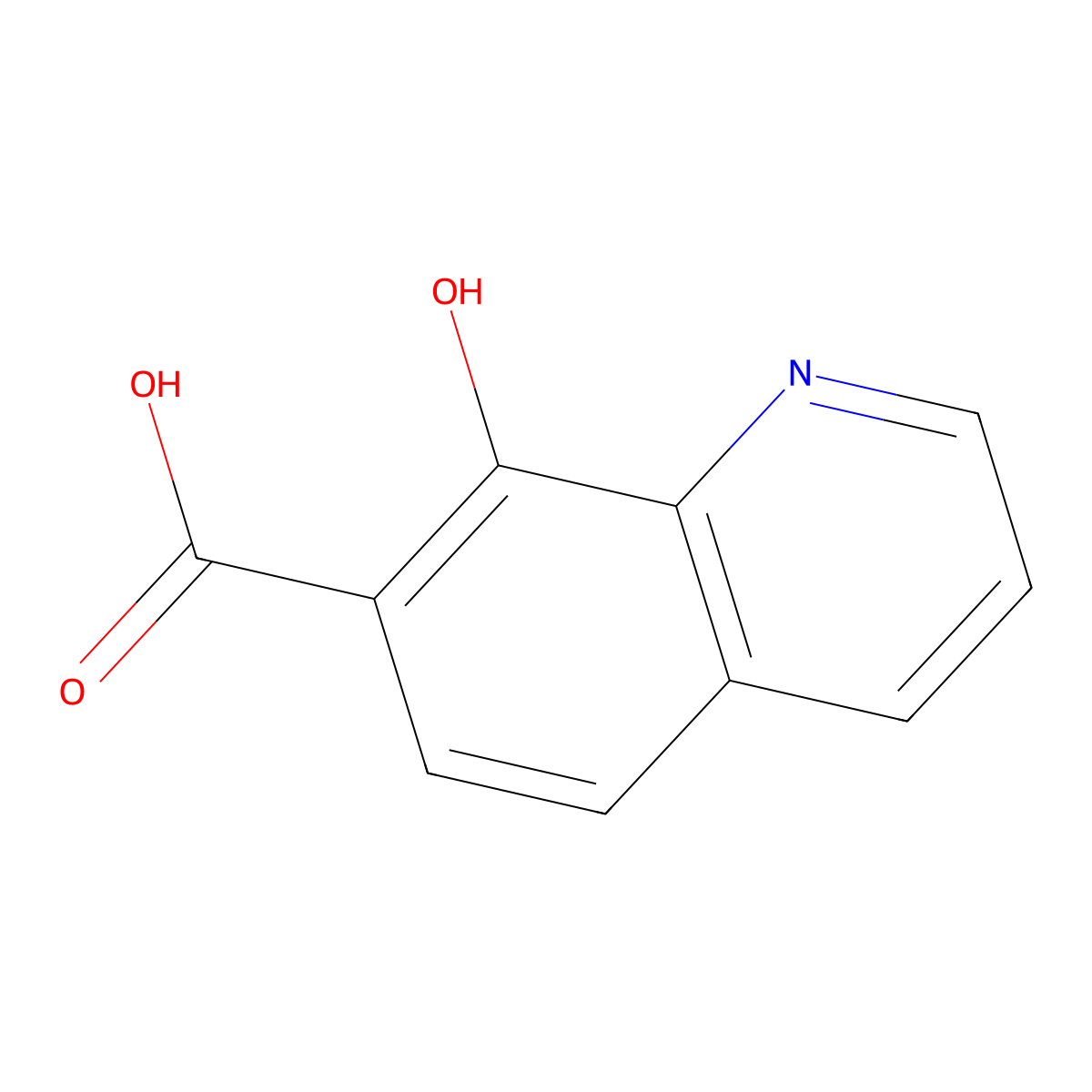 8-Hydroxyquinoline-7-carboxylic Acid molecular structure, CAS 19829-79-9