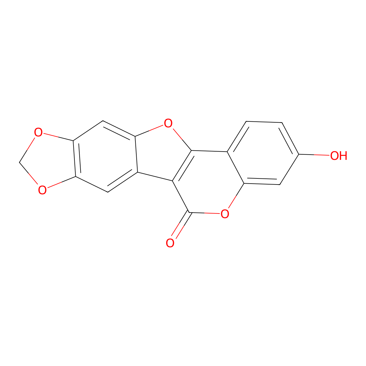 Medicagol molecular structure, CAS 1983-72-8
