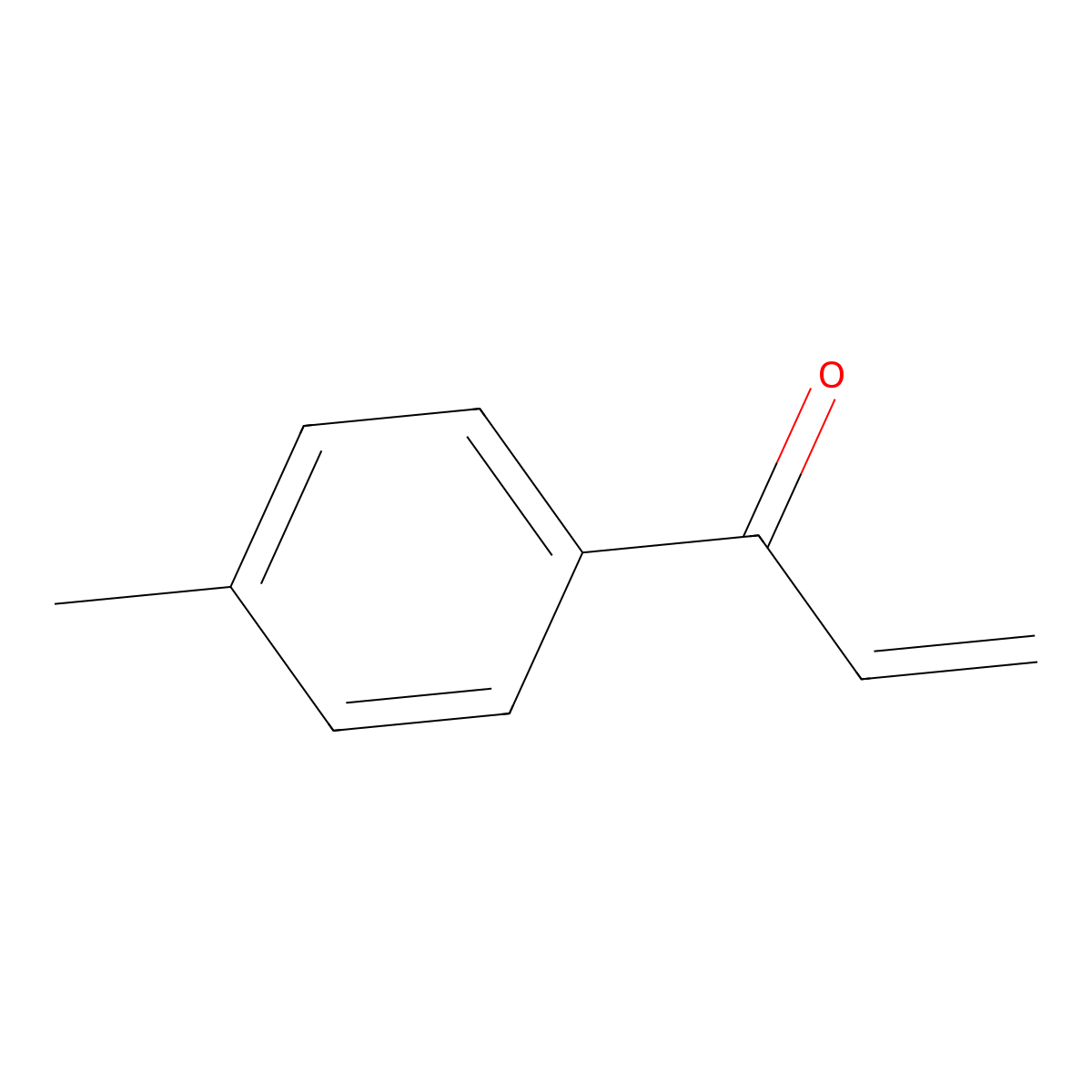 1-(4-Methylphenyl)prop-2-en-1-one molecular structure, CAS 19832-78-1