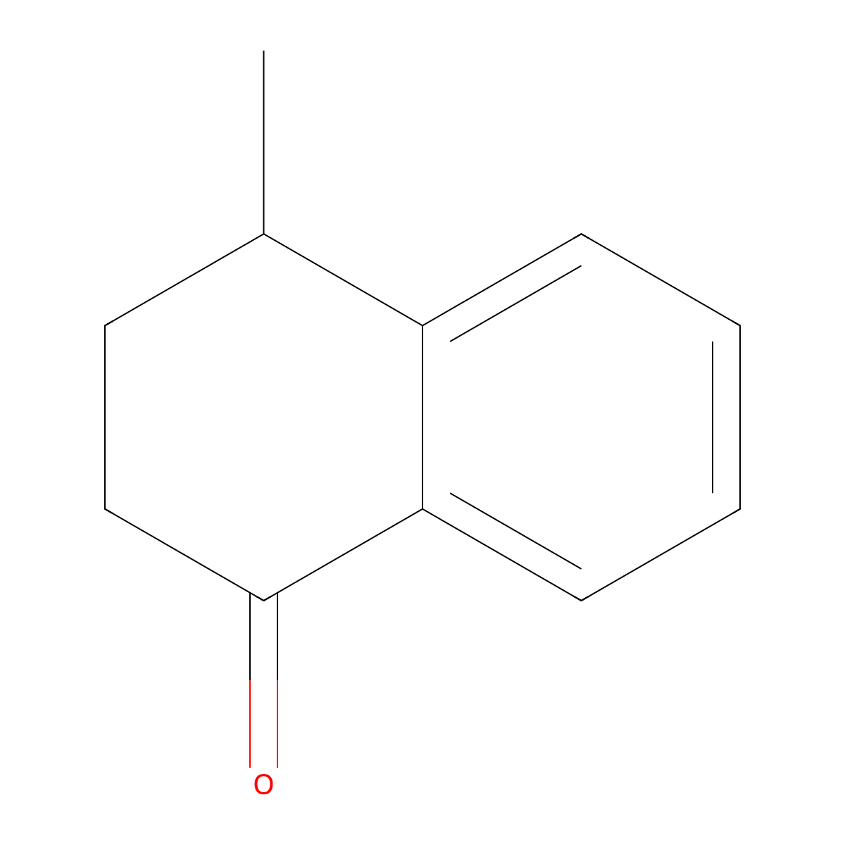 1,2,3,4-Tetrahydro-4-methylnaphthalen-1-one molecular structure, CAS 19832-98-5