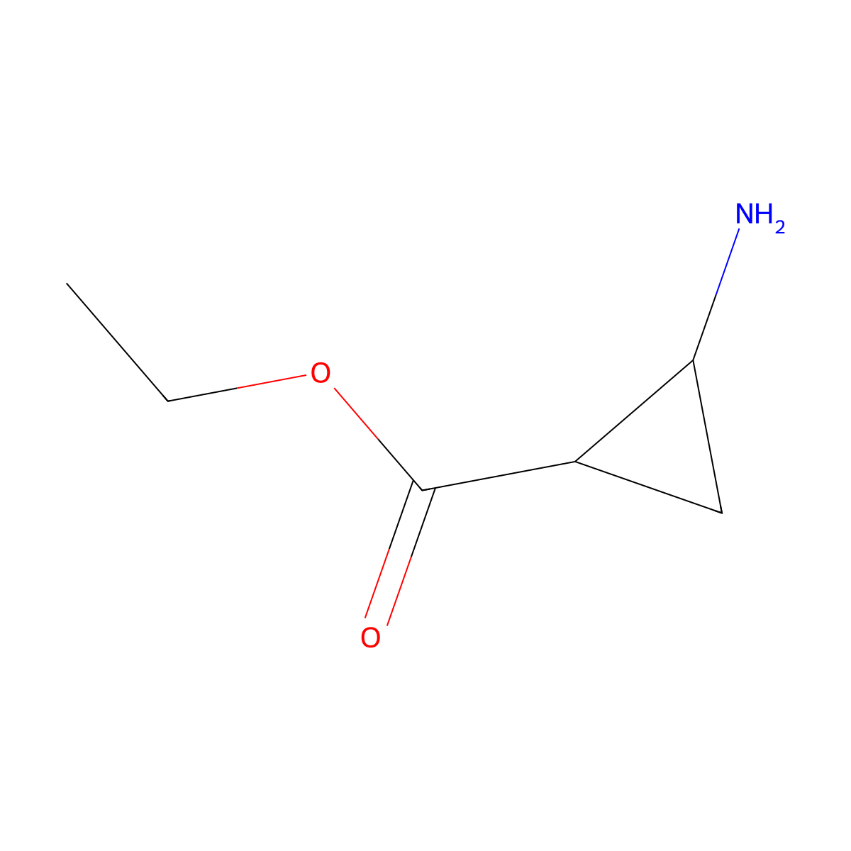 Ethyl (1S,2S)-2-aminocyclopropane-1-carboxylate molecular structure, CAS 1983994-95-1