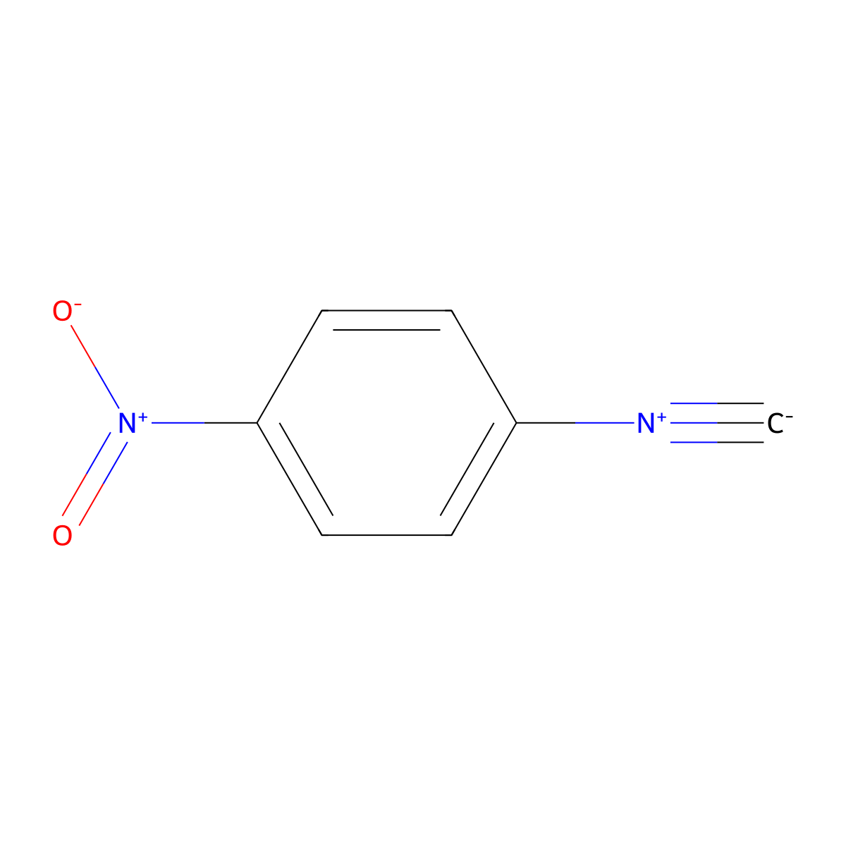1-Isocyano-4-nitrobenzene molecular structure, CAS 1984-23-2