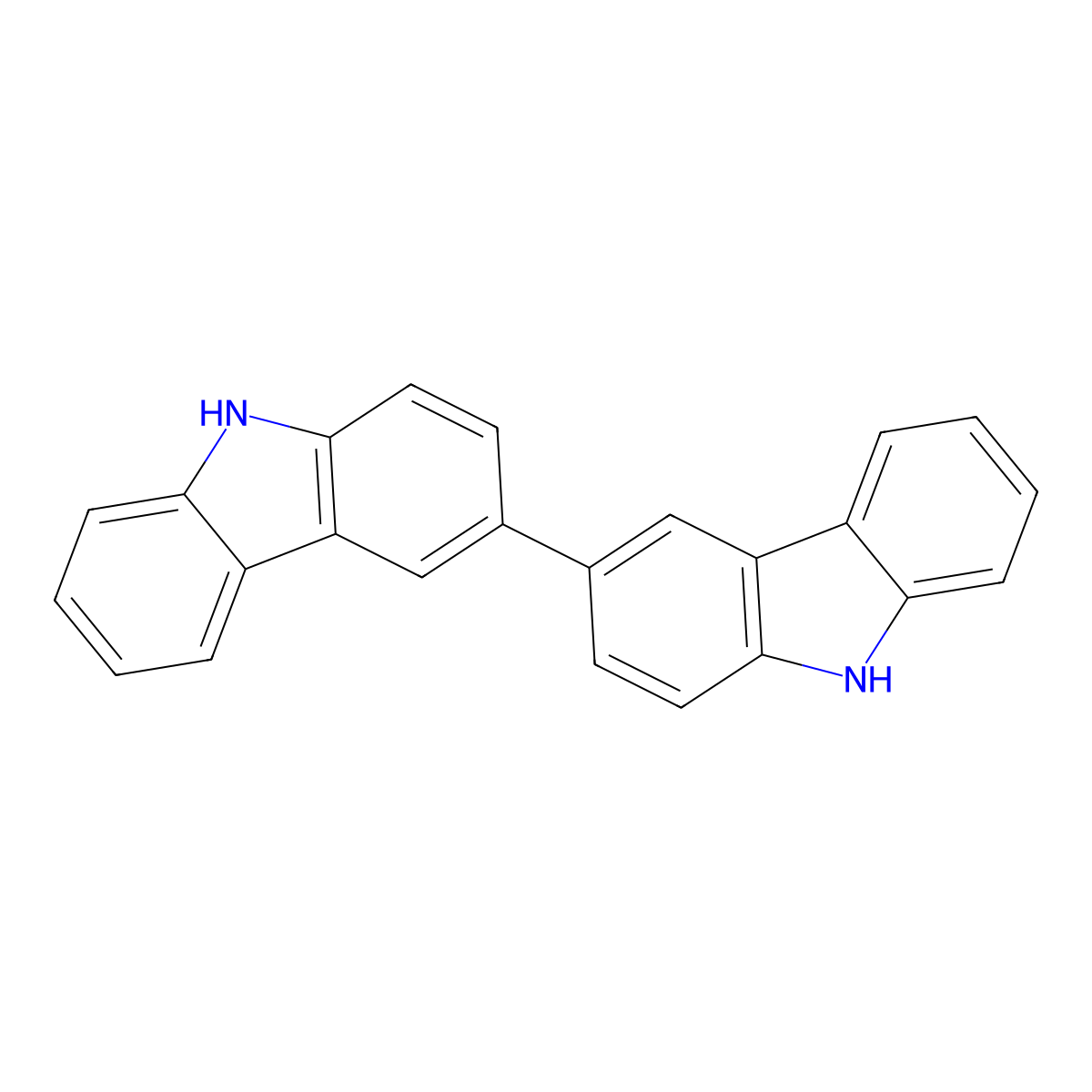 3,3'-Bicarbazole molecular structure, CAS 1984-49-2