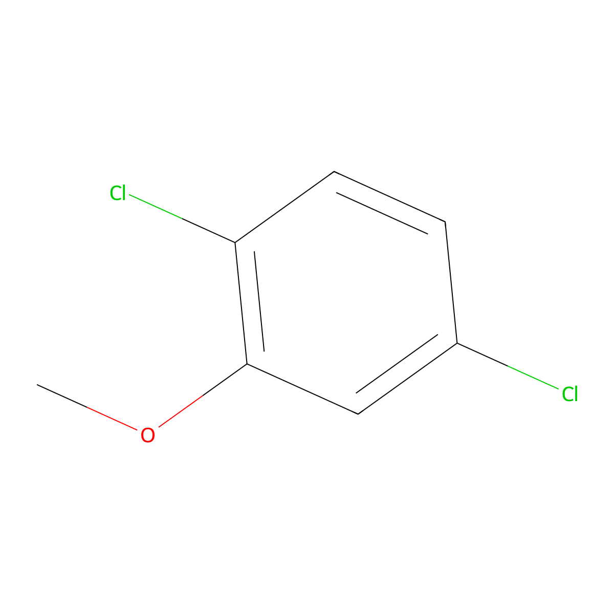 2,5-Dichloroanisole molecular structure, CAS 1984-58-3
