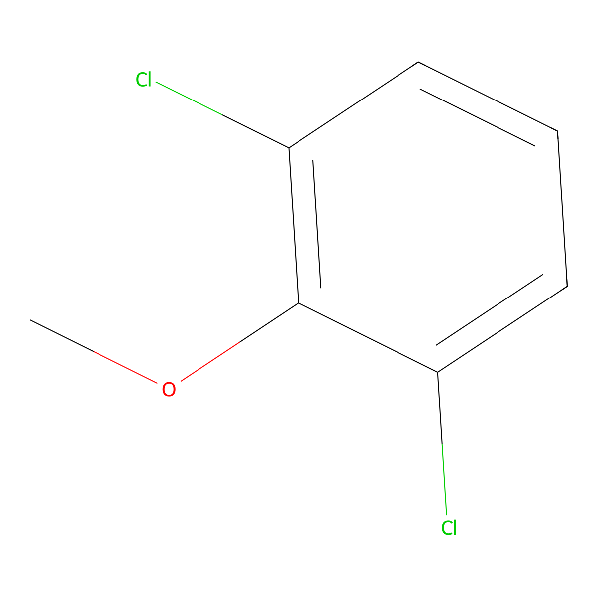 2,6-Dichloroanisole molecular structure, CAS 1984-65-2