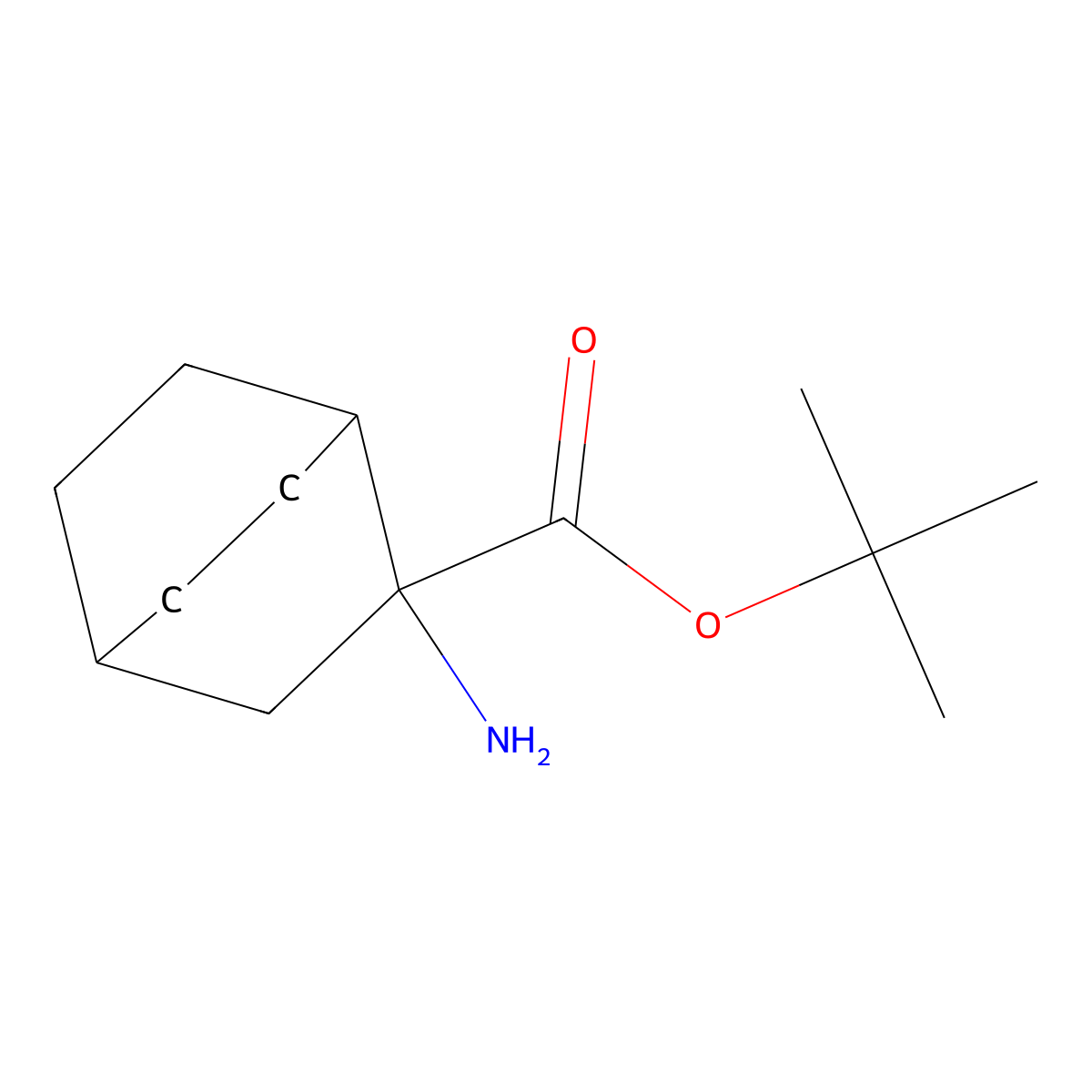 Tert-butyl 2-aminobicyclo[2.2.2]octane-2-carboxylate molecular structure, CAS 1984091-83-9