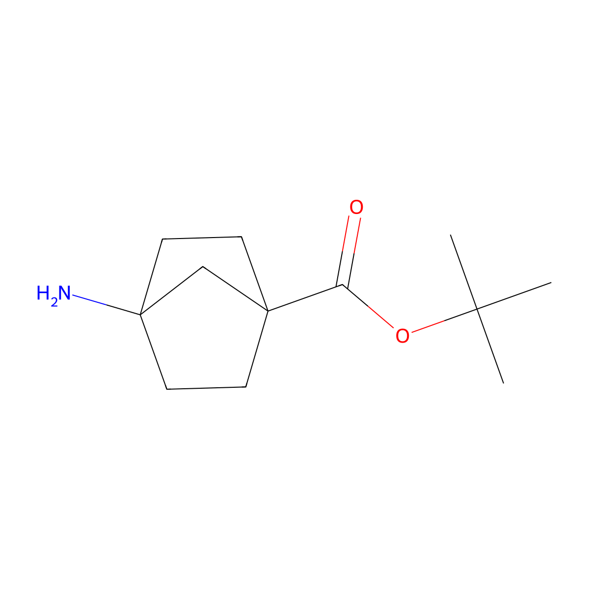 tert-Butyl 4-aminobicyclo[2.2.1]heptane-1-carboxylate molecular structure, CAS 1984094-01-0