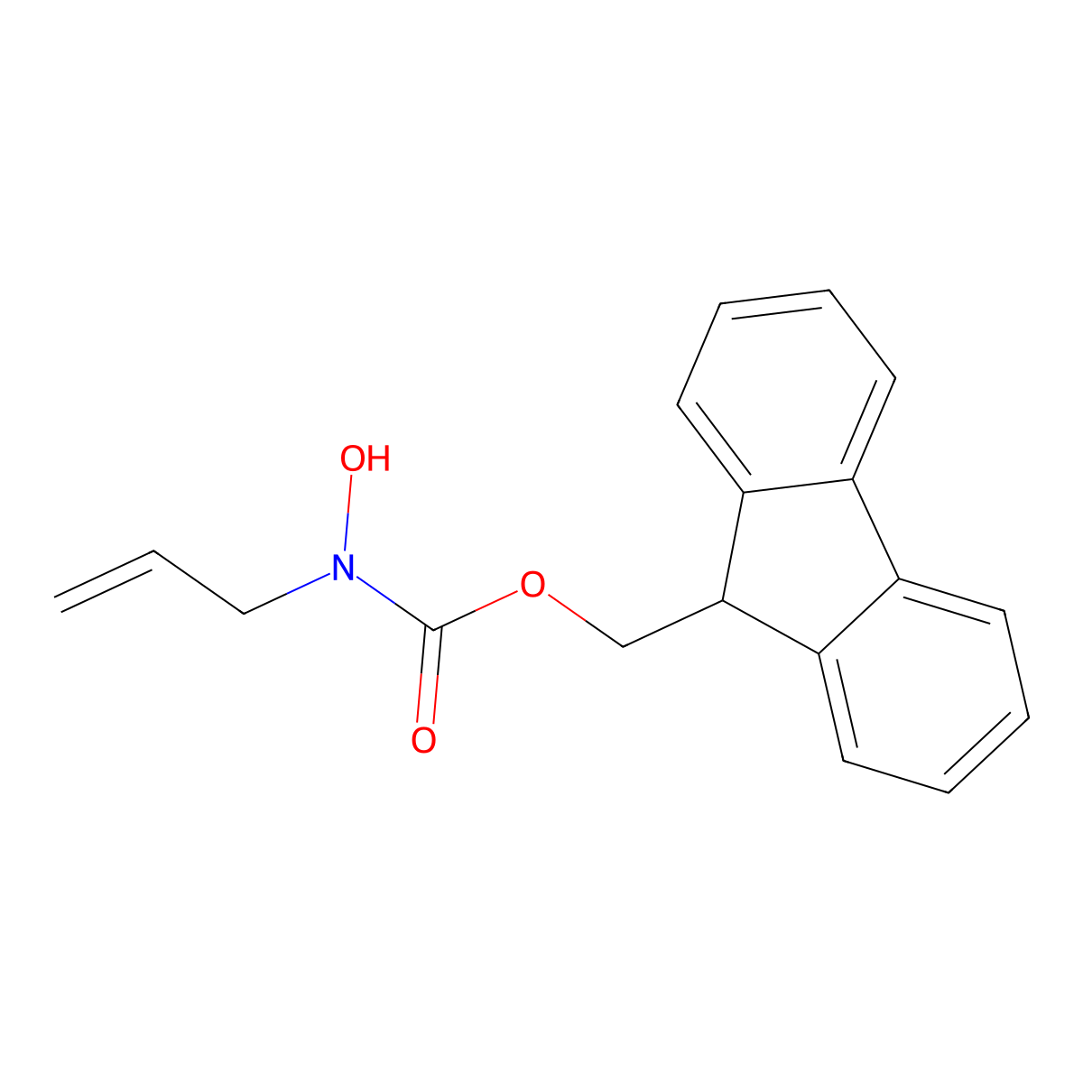 Fmoc-N-allyl-hydroxylamine molecular structure, CAS 198411-65-3