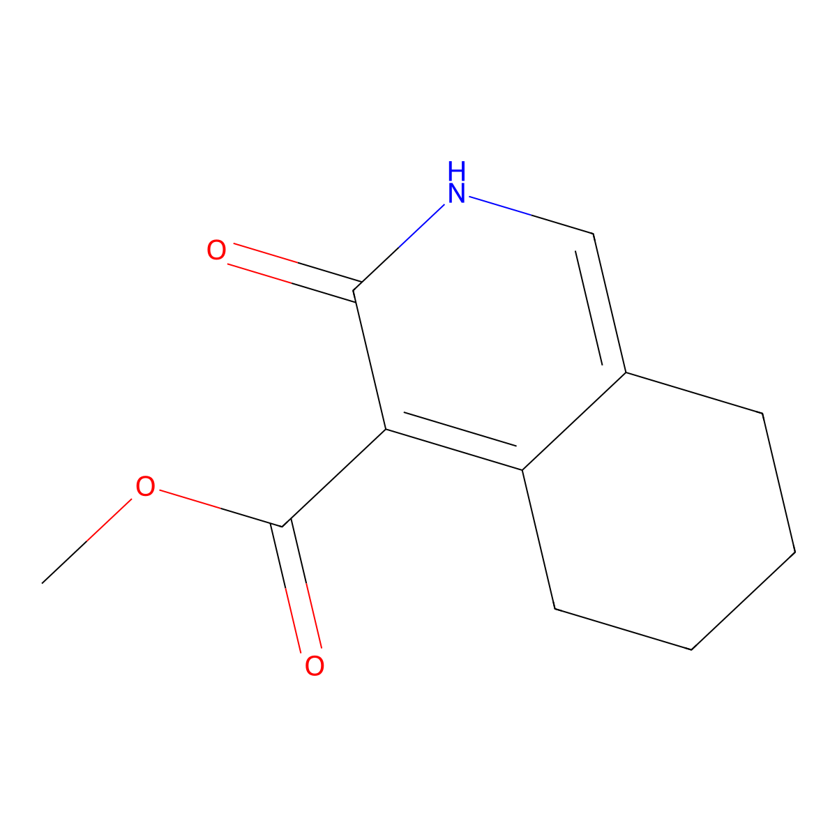 Methyl 3-oxo-2,3,5,6,7,8-hexahydroisoquinoline-4-carboxylate molecular structure, CAS 1984179-30-7
