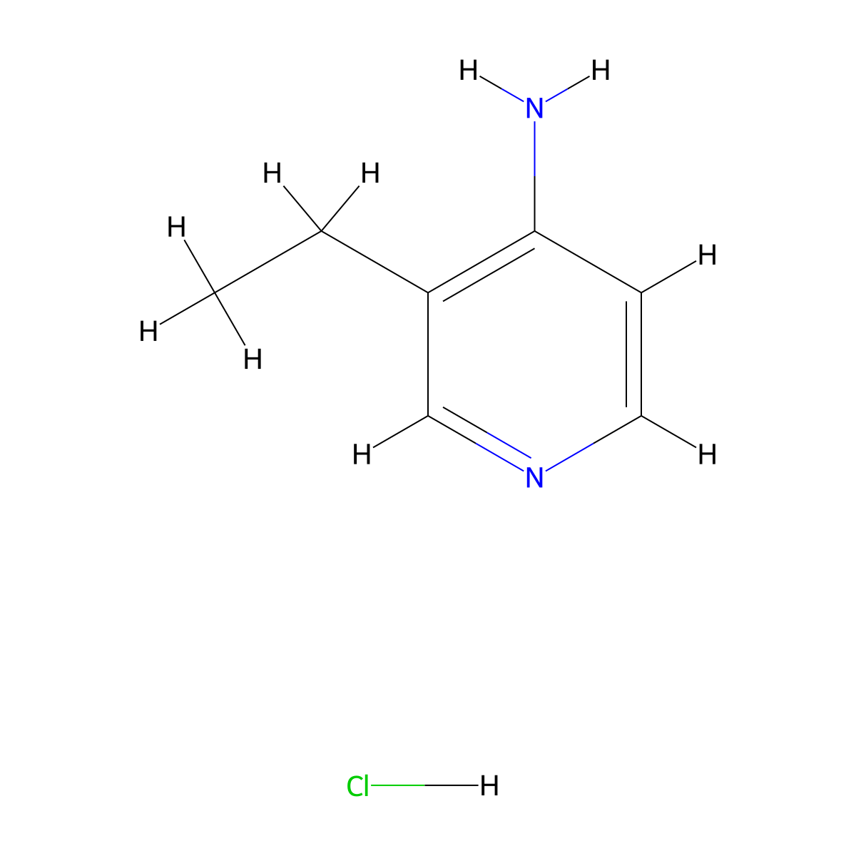 3-Ethyl-1,4-dihydropyridin-4-imine hydrochloride molecular structure, CAS 19842-14-9