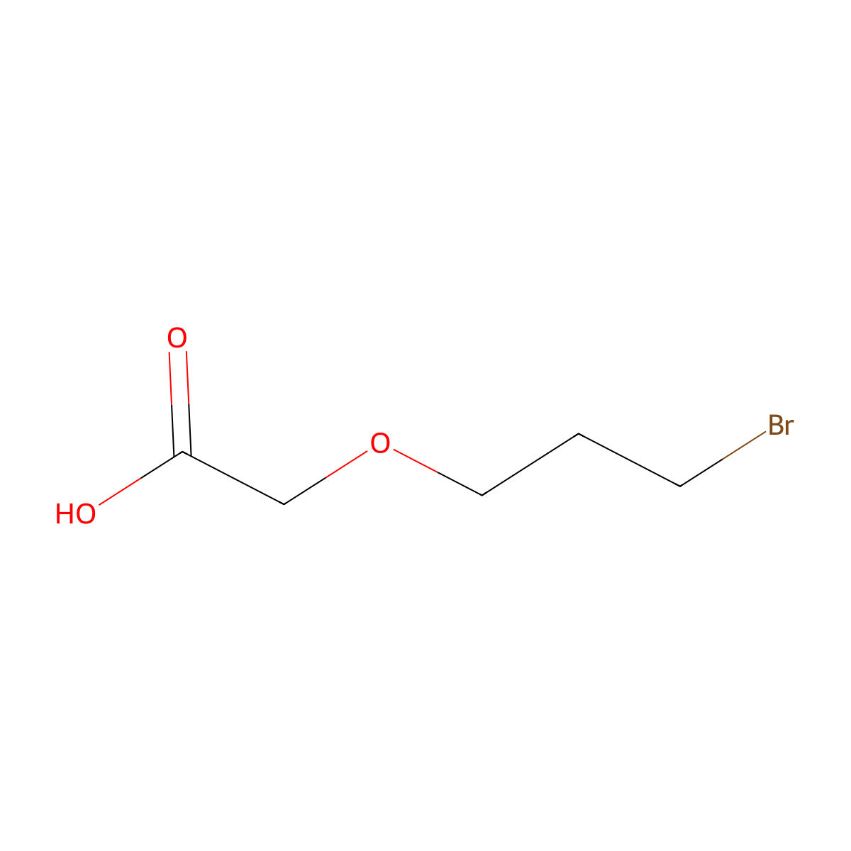 2-(3-Bromopropoxy)acetic acid molecular structure, CAS 198422-74-1