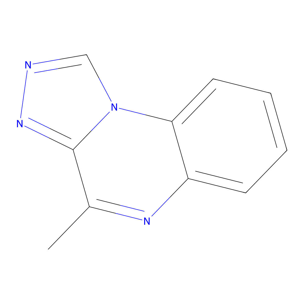 4-Methyl-[1,2,4]triazolo[4,3-a]quinoxaline molecular structure, CAS 19848-84-1