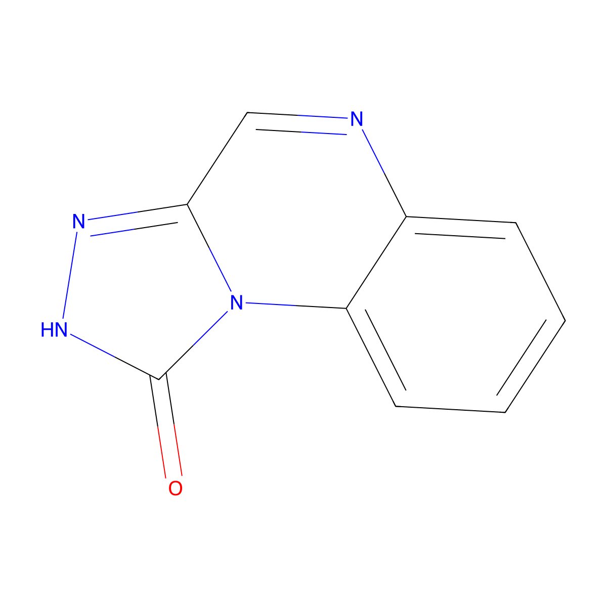 [1,2,4]triazolo[4,3-a]quinoxalin-1(2H)-one molecular structure, CAS 19848-93-2