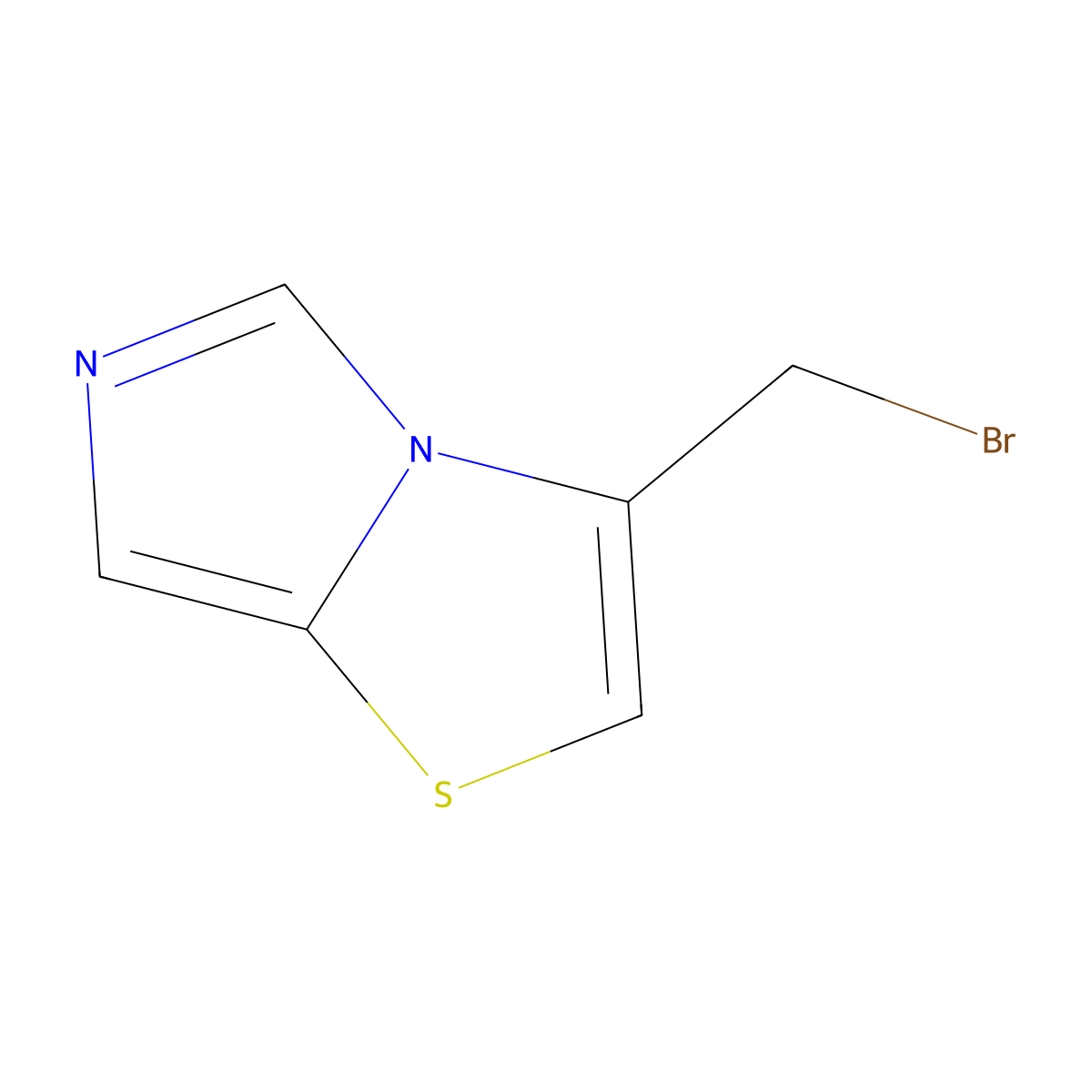 3-(Bromomethyl)imidazo[4,3-b][1,3]thiazole molecular structure, CAS 1984803-44-2