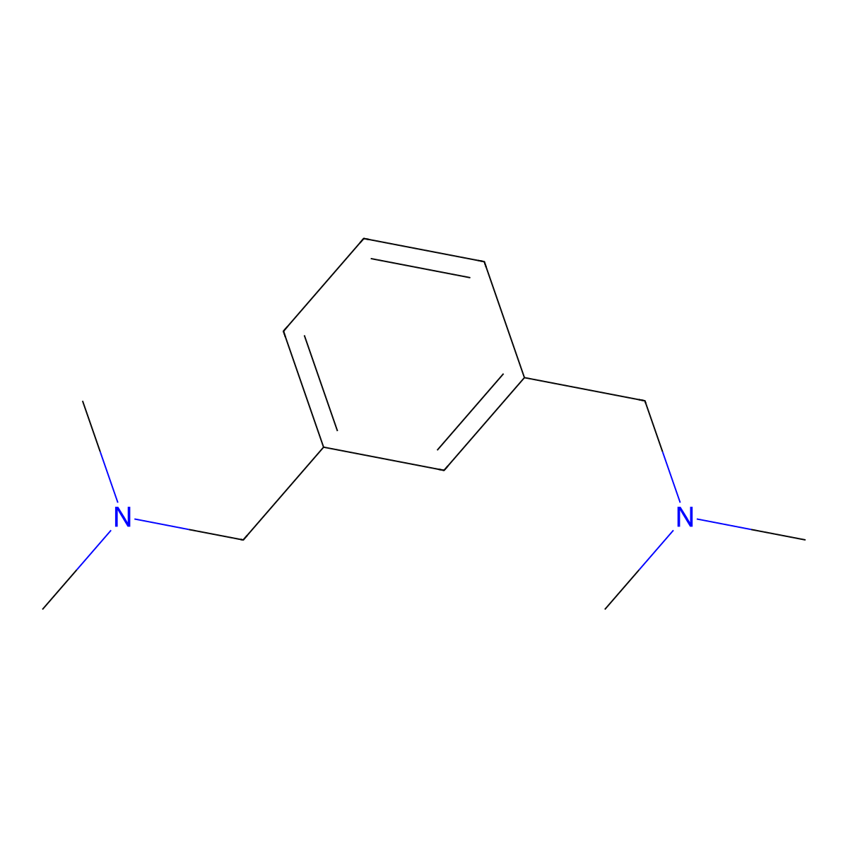 1,3-Bis(dimethylaminomethyl)benzene molecular structure, CAS 19851-44-6