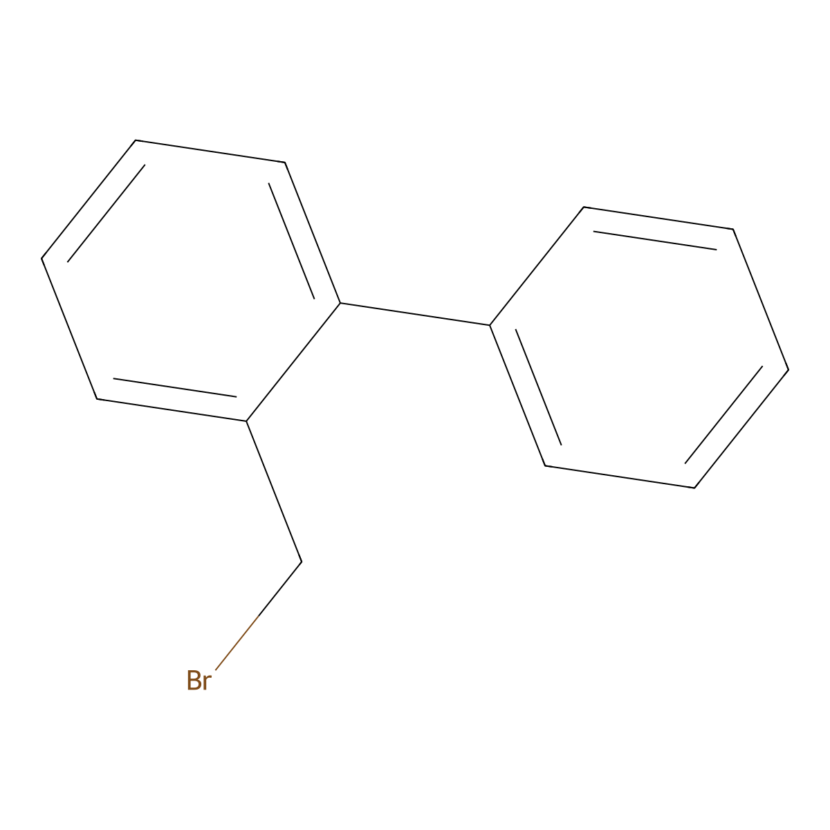 1-(Bromomethyl)-2-phenylbenzene molecular structure, CAS 19853-09-9