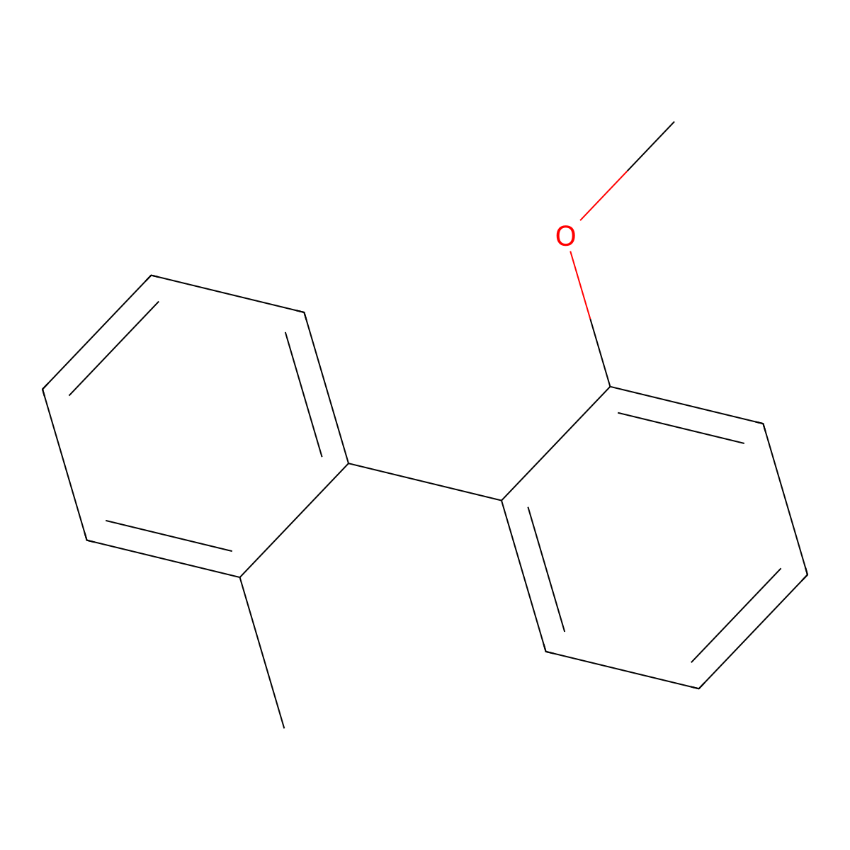 2-Methoxy-2'-methyl-1,1'-biphenyl molecular structure, CAS 19853-12-4