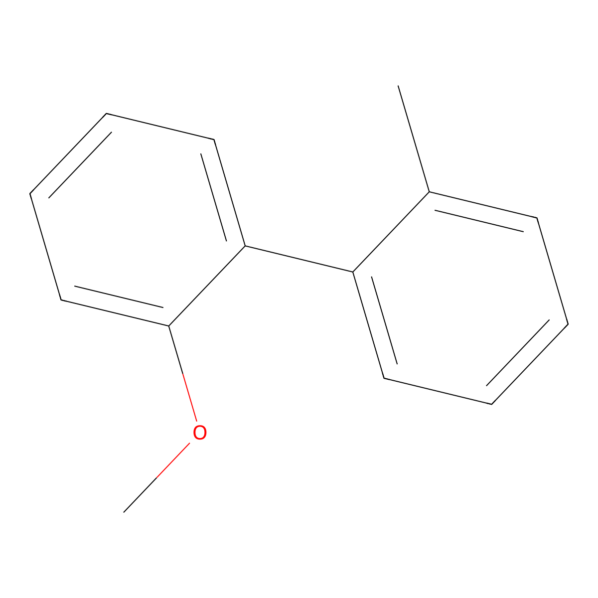 2-Methoxy-2'-methyl-1,1'-biphenyl molecular structure, CAS 19853-12-4